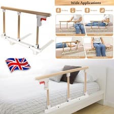 Image of 3 Section Bed Rail Bed Rail Safety Assist-Handrail Foldable For Elderly Seniors