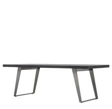 Image of Gallery Newington Large Dining Table 220cm in Black New In Box Rrp £1599