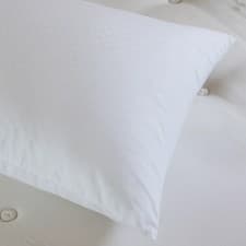 Image of Embossed Microfibre Hotel Pillow Pair Anti Allergy Neck Back Support