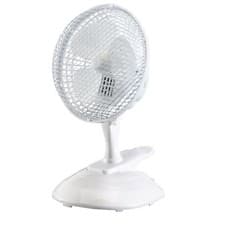 Image of Draper Clip-On Desk Fan - 6" - 08710