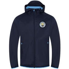 Image of Manchester City Mens Jacket Shower Windbreaker OFFICIAL Football Gift
