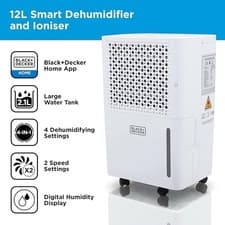 Image of BLACK + DECKER BXEH60016GB Smart Dehumidifier & Air Purifier