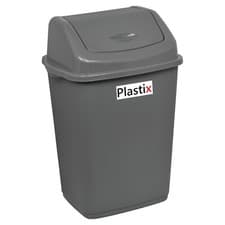 Image of PLASTIC SWING TOP BIN WASTE 30L 50L RUBBISH DUST HOME KITCHEN OFFICE