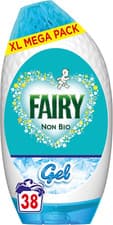Image of Fairy Non Bio Laundry Detergent Gel, 38 Washes 1.254 L, Voted Number 1 for Sensi
