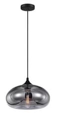 Image of HJXDtech Pendant Light with 28cm Glass Lampsahde, Industrial Vintage Loft Bar