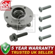 Image of Febi Front Rear Wheel Bearing Kit Fits VW Skoda Seat Audi