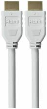 Image of 2 Meter HDMI Cable Gold Plated Connectors Strong High Speed Fast White 9186509