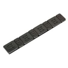 Image of Sealey Wheel Weight 5 &10g Adhesive Zinc Plated Steel Black Strip 50pk WWSA510B