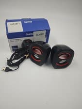 Image of Hama Sonic Mobil 183 Notebook Speaker - Black/Red (00173131)