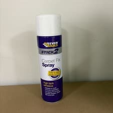 Image of Everbuild Stick2 Carpet Fix Spray Adhesive Foaming Formula 500ml
