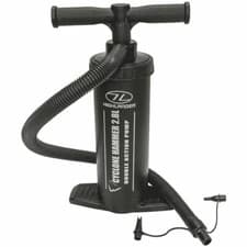 Image of Highlander Cyclone Hammer 2.8L Pump Double Action Black Awning Tent Pump