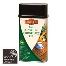 Image of Liberon Garden Furniture Teak Oil - 1L - Orotects Exterior Wood - Free P&P