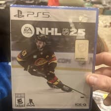 Image of NHL 25 (PS5) New Sealed | Vancouver Canucks Quinn Hughes Alternate Cover Variant