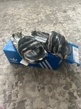 Image of Adidas Adilette 22 Slides Carbon Aluminium - UK 4 - Brand New