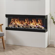 Image of Electric Media Fire 50 inch Insert LED Fireplace Panoramic Decorative Heater