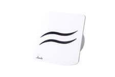 Image of IPX4 Bathroom Fan with Timer 100mm Duct Extractor Silent S-Line White 5 Watts