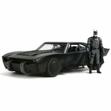 Image of Jada 1:18 Batmobile 2022 with Lights and Batman Figure - 32504