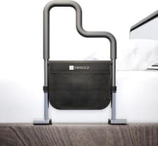 Image of EWIGOLD 2024 New Dual-Bar Bed Rails for Elderly Adults Adjustable Bed Rail