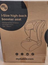 Image of My Babiie MBCS23 Lite i-Size (100-150cm) High Back Booster Car Seat - Blush Leo
