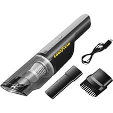 Image of Goodyear Cordless Wet & Dry Handheld Car Vacuum Cleaner Rechargeable Portable