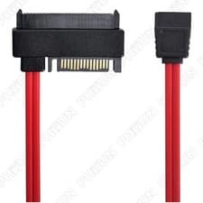 Image of 0.5m SFF-8482 SAS 29 Pin to 7 Pin SATA Hard Disk Drive Raid Cable w/15 Pin SATA