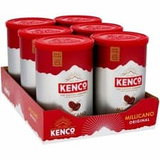 Image of Kenco Millicano Original Instant Coffee Whole Bean Rich Flavour Pack 6 x 100g
