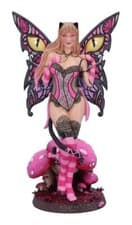Image of Cheshire Cat Wonderland Fairy Figurine (24cm)