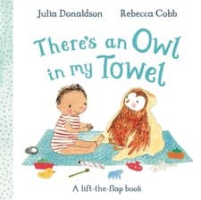 Image of There's an Owl in My Towel A lift-the-flap book by Julia Donaldson (Board book)