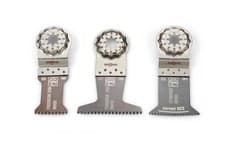 Image of FEIN E-Cut Combo Starlock Multi-Tool Blade 3 Piece Set, for Wood - 35222967080