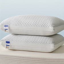 Image of 2X Shredded Memory Foam Pillow Orthopedic Cooling Pillow Neck Back Support Firm