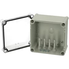 Image of Fibox 5330059 PC 19x19x13cm T Enclosure, PC Transparent cover