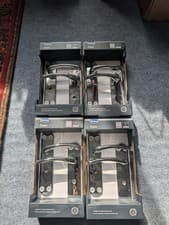 Image of 4x Wickes Oslo polished chrome bathroom door handle for internal doors only
