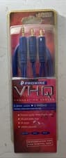 Image of Vivanco Pro Wire VHQ 3.5mm stereo jack to 2 phono (RCA) audio cable.