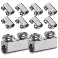 Image of 10 Pcs Cable Clip Fastener Stainless Steel Fasteners Metal Clips
