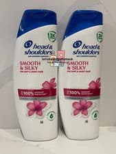 Image of 2 x Head & Shoulders Smooth & Silky Anti Dandruff Shampoo 400Ml