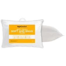 Image of NightComfort Anti Allergy Soft & Snug Pack of 1, 2, 4 Microfibre Pillow- 46x74cm
