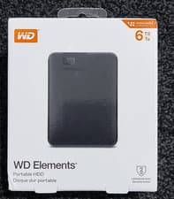 Image of WD Elements Portable 6TB External Hard Drive - HDD USB 3.2, PC - Mac
