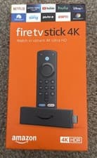 Image of Amazon Fire Stick 4K Ultra HD  Alexa Voice Remote TV Media Player Firestick BNIB