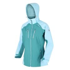Image of Regatta Womens Calderdale IV Hooded Waterproof Jacket Zipped Pockets