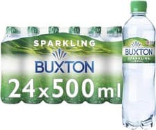 Image of Buxton Natural Sparkling Mineral Water 500ml x 24