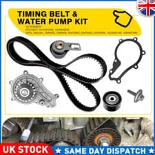 Image of 1613561980 Timing Cam Belt Kit + Water Pump Gates Fits Ford Citroen Peugeot
