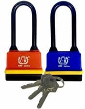 Image of Heavy Duty Padlock Long Shackle 40mm Waterproof Security Outdoor Shed- 3 keys