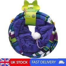 Image of Cat Tunnel Color XL, Diameter 25 Cm/Length 90 Cm Polyester Blue