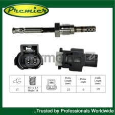 Image of Exhaust Gas Temperature Sensor Premier Fits Mercedes C-Class 2.1 CDi #1