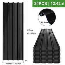 Image of Corrugated Galvanized Metal Roofing Sheets Panels Garage Carport Shed Roof Panel