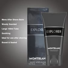 Image of Mont Blanc Explorer Aftershave Balm 150ml Face Cream - Boxed & Sealed