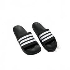 Image of adidas Adilette Shower Slides Unisex Black Size UK 13 EU 48.5 *FF1