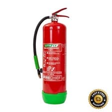 Image of Firechief Lithex Fire Extinguisher 9Ltr Litre Lithium Battery, Hot Works Safe