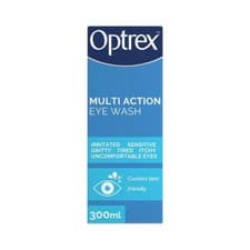 Image of Optrex Multi Action Eye Wash For Tired, Uncomfortable Irritated Eyes 100 & 300ml