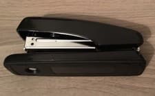 Image of Contract Half Strip Plastic Stapler, Black. New / Boxed